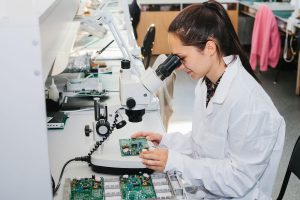 pcb prototyping in lab